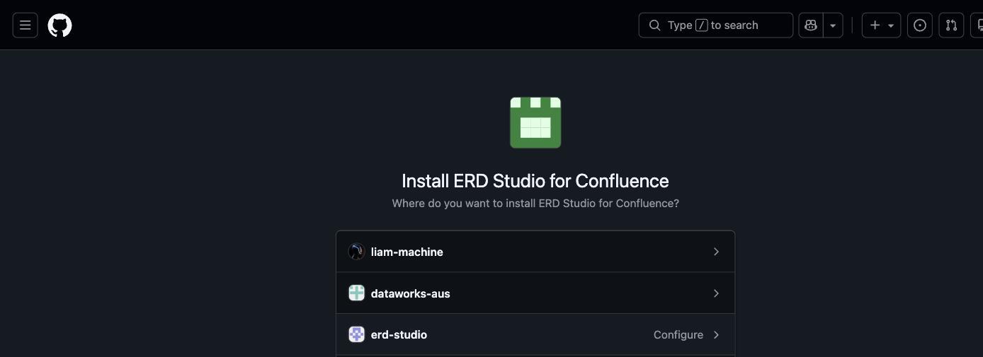 Choosing which GitHub account to install the app on